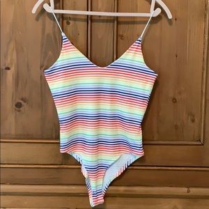Rainbow Stripe Bodysuit